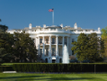 View of the US White House in Washington DC